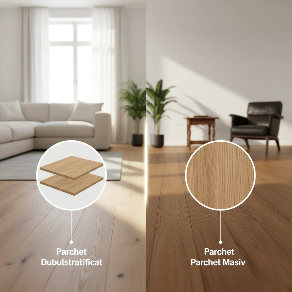 Ghidul Complet al Parchetului Dublustratificat: Tot ce Trebuie să Știi în 2025 Ghidul Complet al Parchetului Dublustratificat: Tot ce Trebuie să Știi în 2025