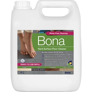 Detergent Bona pentru laminat și ceramică 4L rezervă economică curăță rapid, nu lasă urme și păstrează aerul interior sănătos.

Caracteristici produs:
• Compatibil cu mopurile și pulverizatoarele Bona
• Se aplică direct, fără diluare suplimentară
• Miros neutru, plăcut în utilizarea zilnică
• Format economic ce reduce frecvența achizițiilor
• Sigur pentru locuințe cu copii și animale