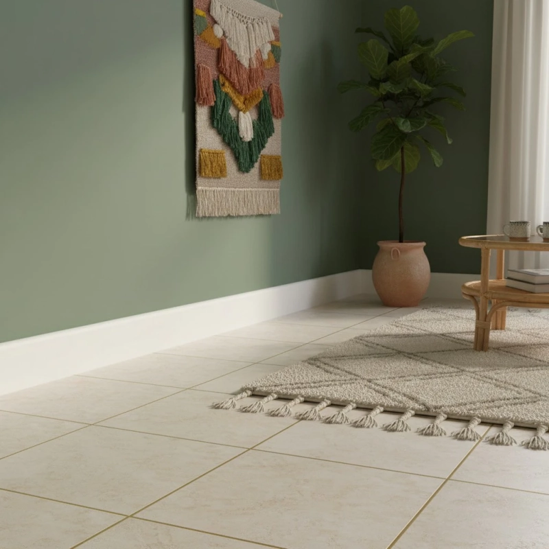 Plinta din polimer dur albă Safir 100, cu înălțime de 100mm și profil rotunjit, oferă protecție durabilă pentru baza pereților și se adaptează perfect amenajărilor moderne.

Caracteristici produs:
• Material din polimer de înaltă densitate rezistent la șocuri și umiditate
• Suprafață pre-amorsată gata pentru vopsire în orice nuanță dorită
• Montaj simplu prin lipire sau fixare mecanică pe orice tip de perete
• Stabilitate dimensională superioară la variațiile de temperatură și umiditate
• Profil înalt de 100mm care proporționează vizual spațiul conform tendințelor actuale