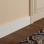 Plinta parchet din polimer dur albă Apatit 100, 100x16x2200 mm, cu profil drept minimalist, rezistă la umiditate și impact, perfectă pentru spațiile moderne cu finisaj impecabil.

Caracteristici produs:
• Polimer dur de înaltă densitate care nu se deformează la umiditate
• Profil drept minimalist de 100 mm înălțime pentru aspect curat
• Suprafață netedă care se curăță ușor cu o lavetă umedă
• Protejează baza pereților de loviturile cu aspiratorul sau mobilierul
• Se potrivește cu parchet laminat, stratificat și gresie ceramică