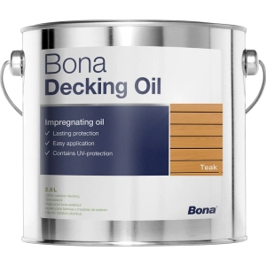 Ulei pentru podele din lemn, culoarea lemnului de teak natural, Bona,  2.5L