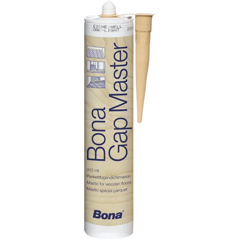 Mastic acrilic cu elasticitate permanentă pentru rosturi, Bona Gap Master, stejar închis, 310ml